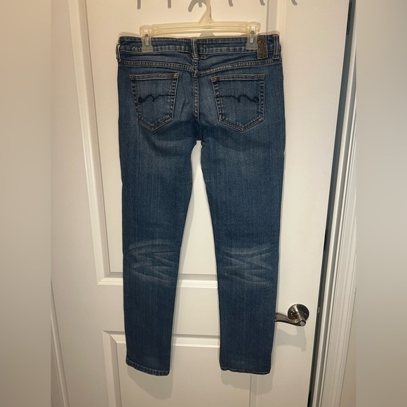 American Rag Juniors Skinny Jeans Size 9 Medium Wash - Picture 4 of 13
